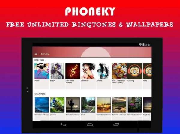 Phoneky Wallpapers & Ringtones स्क्रीनशॉट 1