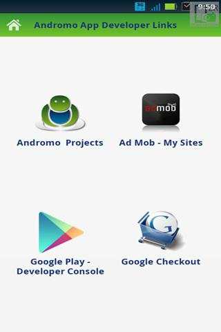 Andromo Developer Browser screenshot 1
