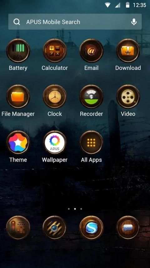 Steam age theme for APUS скриншот 2