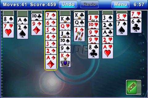 Aces Solitaire Pack Lite screenshot 1