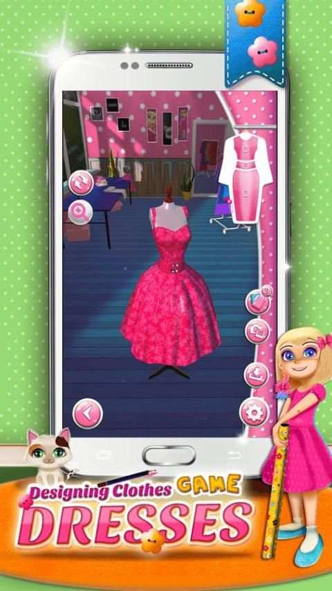 Designing Clothes Game-Dresses screenshot 3