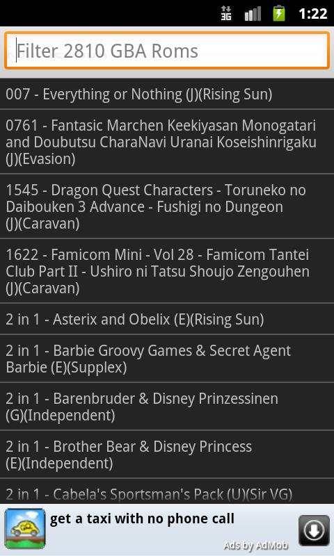 RomGet Lite: GBA Roms screenshot 2