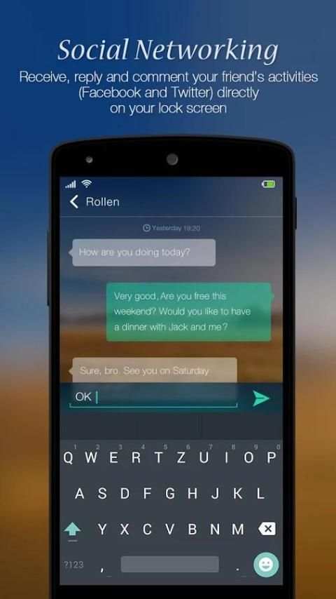 FingerFeed - Lock Screen स्क्रीनशॉट 3