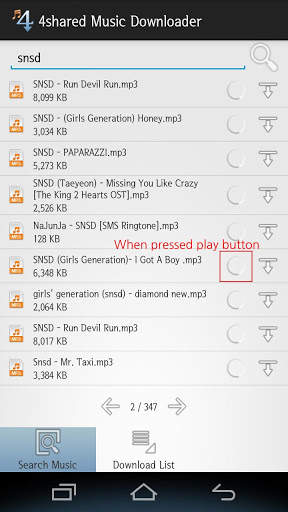 4shared Music Downloader 2 تصوير الشاشة