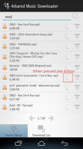 4shared Music Downloader screenshot 2