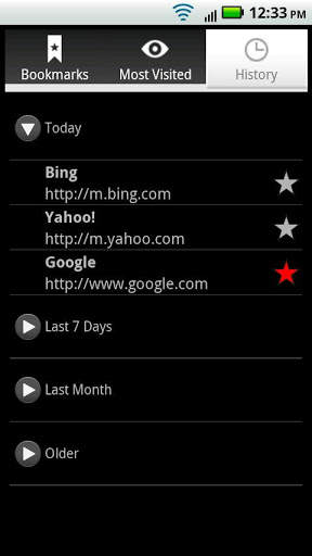 Bsecure Mobile Browser screenshot 3
