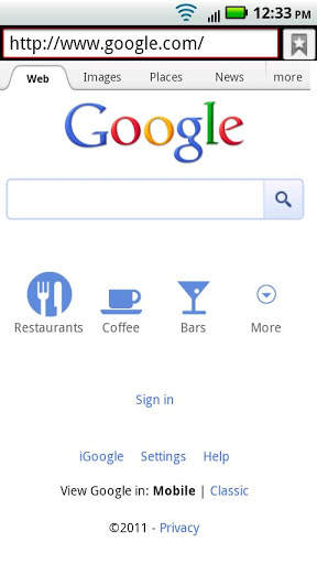 Bsecure Mobile Browser screenshot 1
