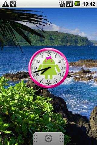 Girly Android Clock screenshot 1