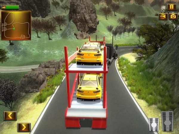 Uphill Cargo Truck Driving Sim screenshot 1