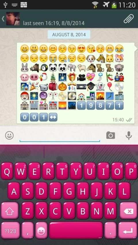 Emoji Keyboard for Facebook screenshot 6