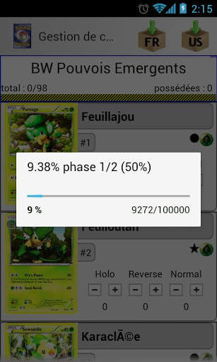 Pokemon trading card manager screenshot 4