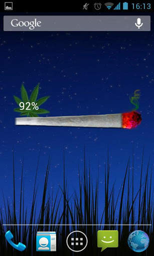 Weed Battery Widget HD screenshot 1