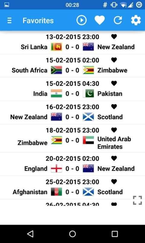 Cricket World Cup 2015 screenshot 2