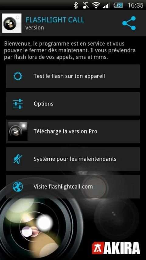 Flashlight Call screenshot 3