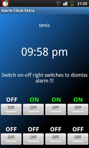 Alarm Clock Extra Freeware screenshot 5