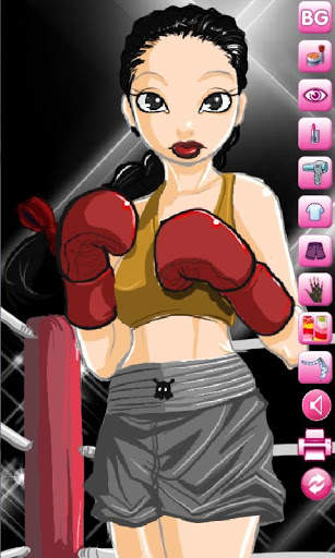 Boxing Girl Dressup Lite screenshot 1
