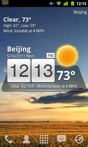 SimpleSkin GOWeatherEX screenshot 1