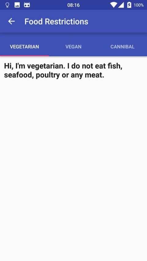 Food Restrictions screenshot 3