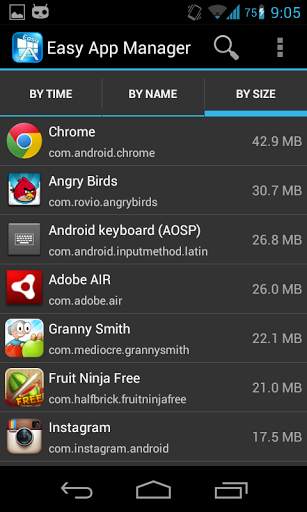 Easy App Manager 4 تصوير الشاشة