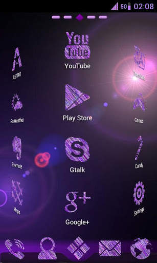 Go Locker+Theme Future Purple screenshot 4