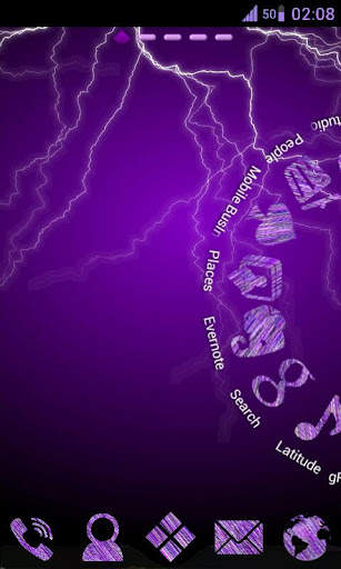 Go Locker+Theme Future Purple screenshot 3