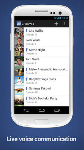GroupVox - PTT for Facebook screenshot 2