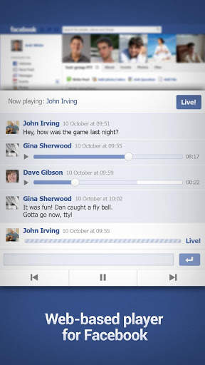 GroupVox - PTT for Facebook screenshot 5