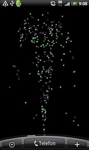 Particle Tornado LiveWallpaper 1 تصوير الشاشة