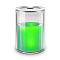 Battery Widget and Alarm icon