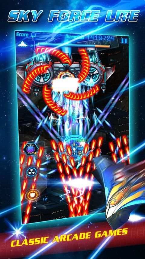 Sky force lite screenshot 2
