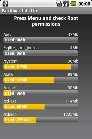 Partitions Info Lite screenshot 1