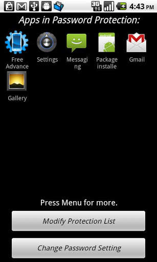 App Protector Lite screenshot 1