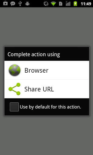 Browser Intercept - Share URL screenshot 1
