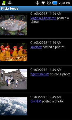 Flickr images screenshot 1