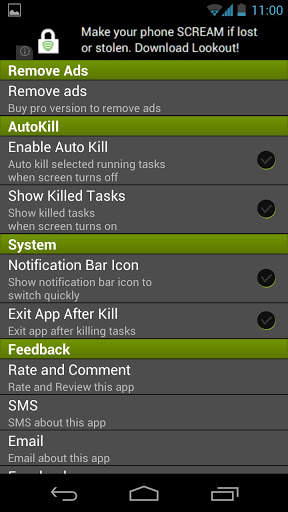Task Manager Free скриншот 4