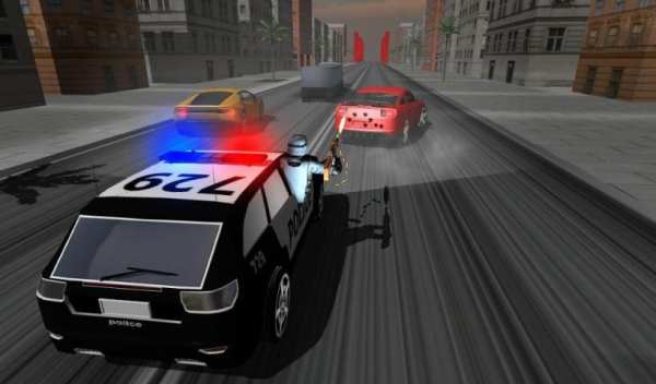 Police Car Racer 3D screenshot 1