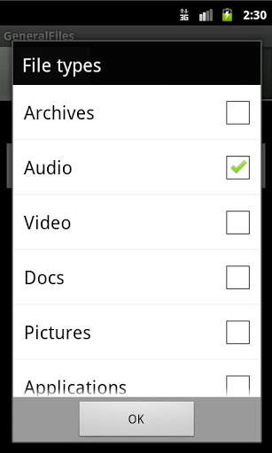 General Files Search beta screenshot 2