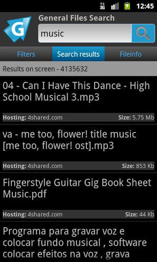 General Files Search beta screenshot 3