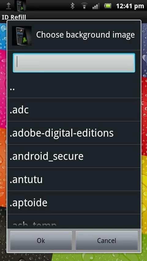 Refill screenshot 2