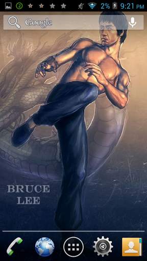 Bruce Lee Live Wallpaper screenshot 2