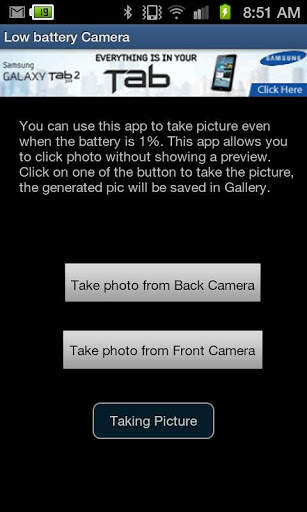 Low Battery Camera screenshot 2