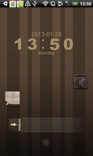 Go Locker Choco Theme स्क्रीनशॉट 1