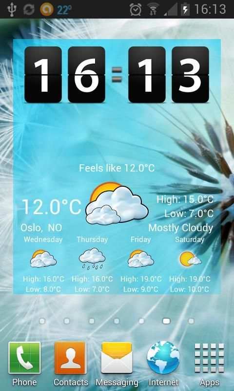 Weather Widget स्क्रीनशॉट 7