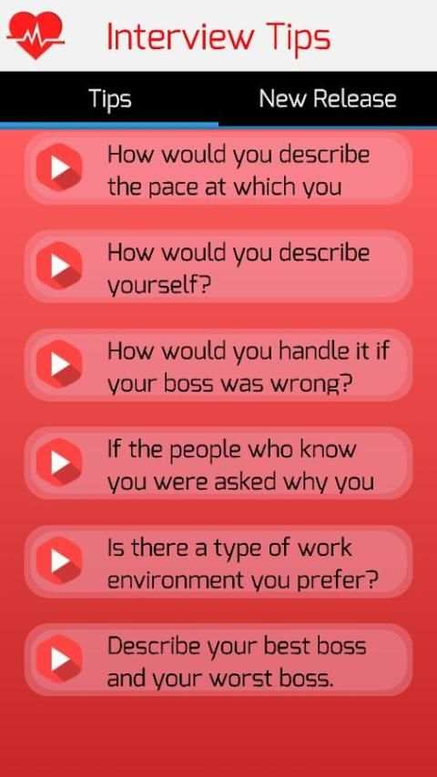 Interview Tips скриншот 2