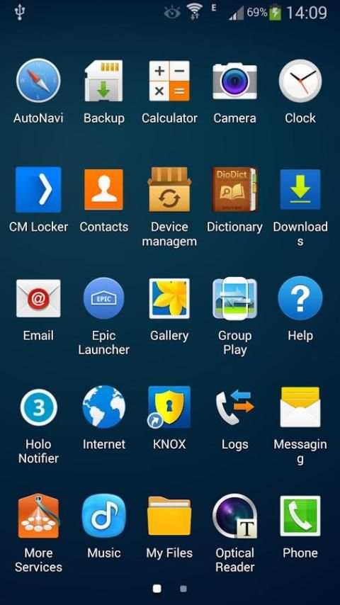 Galaxy Launcher screenshot 4