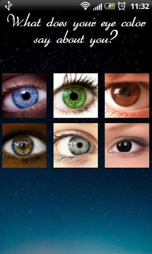 What does your eye color means 1 تصوير الشاشة