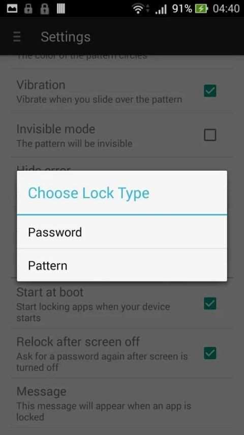 aplikasi Lock screenshot 4