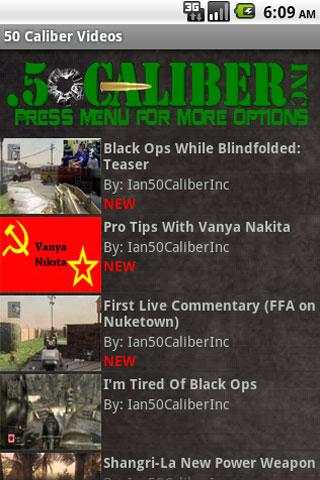50 Caliber Videos screenshot 1