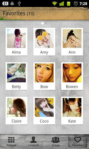GO Contacts Graffiti Theme screenshot 2
