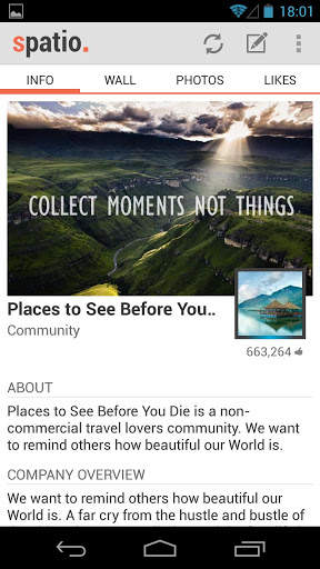 Spatio for Facebook screenshot 5